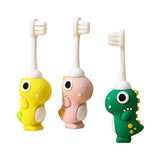 Smiley Clinic Kids Dinosaur Toothbrush Forest Green (British brand)