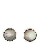 Giorgio Armani sterling silver cufflinks with coloured crystal, imported from the UK