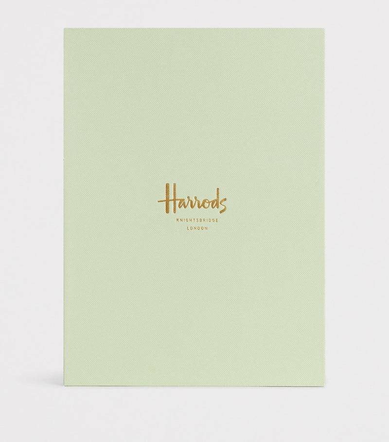 Harrods leather A5 notebook with lined pages - British product