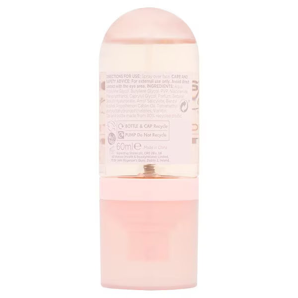 Superdrug Studio London vanilla setting spray (British brand)