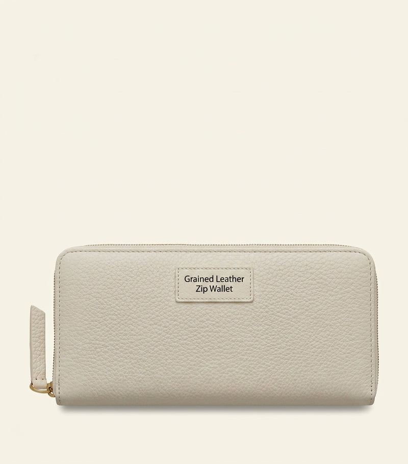 Mulberry Logo Plaque grained leather purse (British brand)