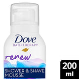 Superdrug Dove Shower Mousse Foam Renew Shower & Shave 200Ml- Buy online at McGrocer