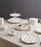 Wedgwood Gold-Trim Gio rice bowl 12.5cm (British brand)