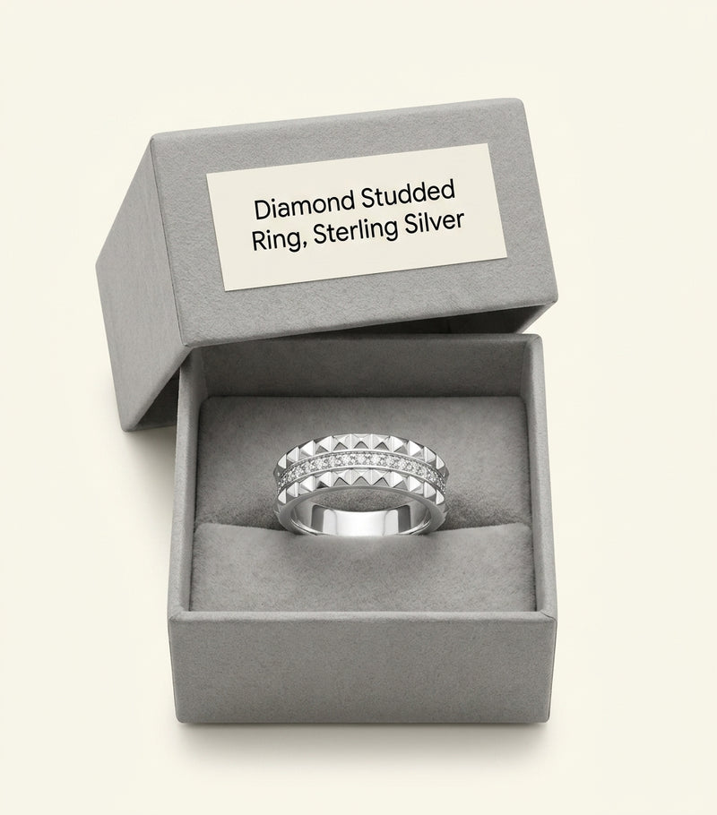 Cartier white gold and diamond Clash de Cartier ring, UK version