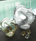 Lalique crystal fish sculpture, UK version