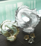 Lalique crystal fish sculpture, UK version