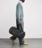 Emporio Armani grained leather holdall travel bag (British brand)