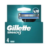 Holland & Barrett Gillette Mach3 Razor Blade Refills for Men, 4 Count- Buy online at McGrocer
