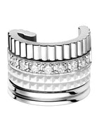 Boucheron Quatre Double White Edition earring 8mm, imported from the UK