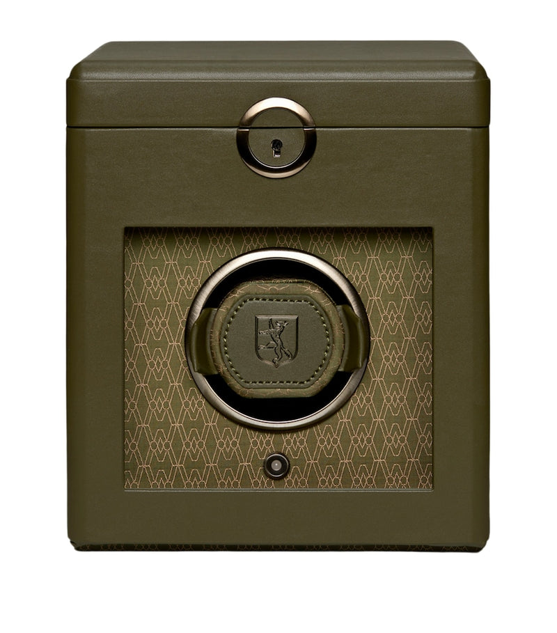 WOLF Earth Single Watch Winder apple leather watch winder (British brand)