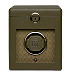 WOLF Earth Single Watch Winder apple leather watch winder (British brand)