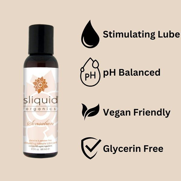 Sliquid lubricant Sensations Stimulating 59ml (British brand)