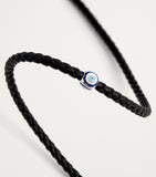 Tateossian recycled corn cable evil eye bracelet - British product