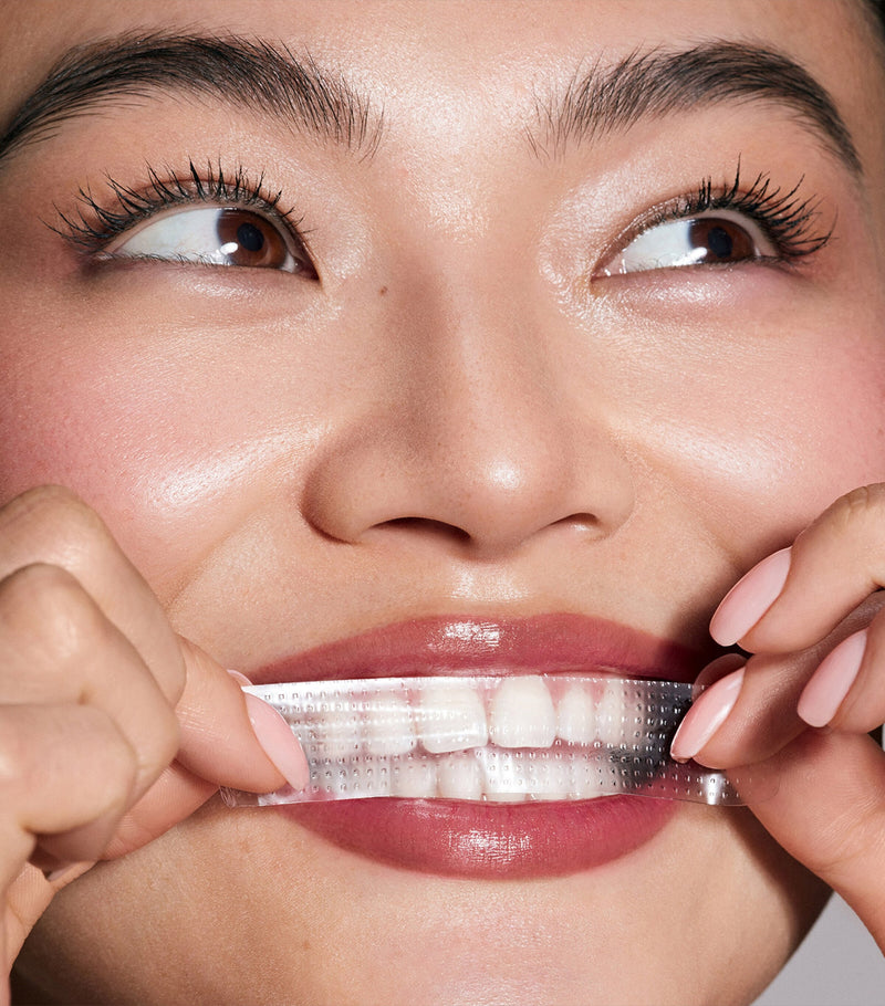 Polished London teeth whitening strips, imported from the UK