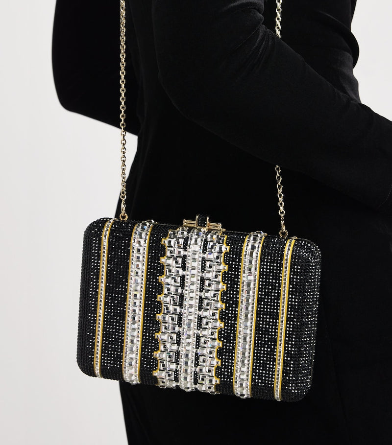 Judith Leiber Crystal Lattice clutch bag, UK version