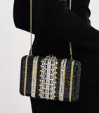 Judith Leiber Crystal Lattice clutch bag, UK version