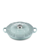 Harrods Le Creuset Cast Iron Petal Shallow Casserole Dish 26cm- Buy online at McGrocer