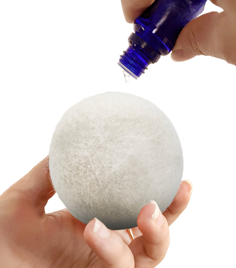 Gleener XL wool dryer balls set of 6 for laundry, UK version