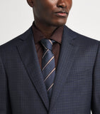 Giorgio Armani silk jacquard stripe tie, imported from the UK