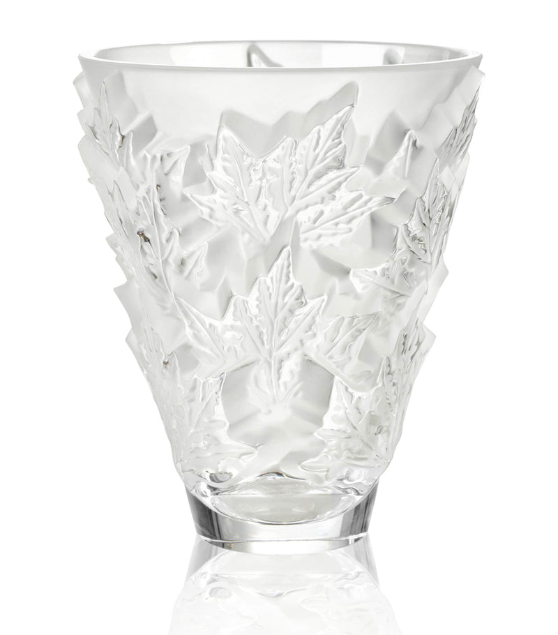 Lalique crystal Champs-Elysées vase 18cm, UK version