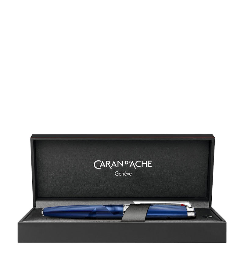 Caran d'Ache Léman Bleu Marin ballpoint pen - British product