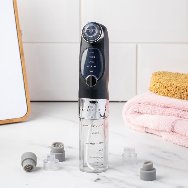 STYLPRO Hydro Exfoliator rechargeable electric facial cleanser device (British brand)