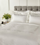 Frette Pearls Super King flat sheet 270cm x 320cm - British product