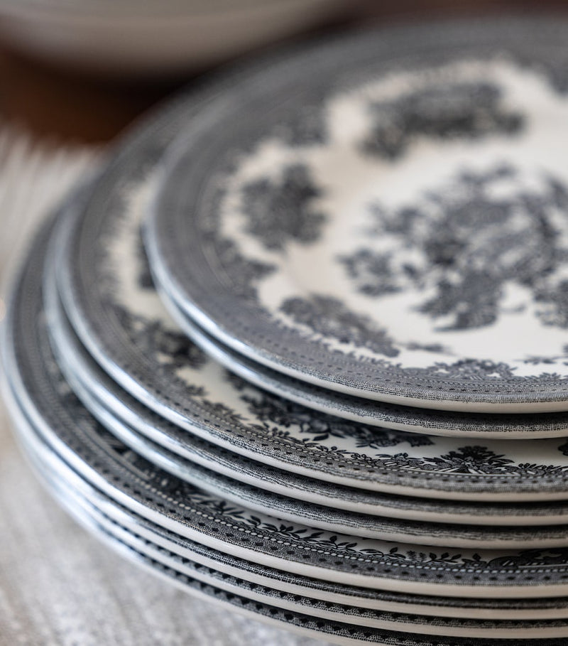 Burleigh Asiatic Pheasants plates set of four, 25cm diameter - British product