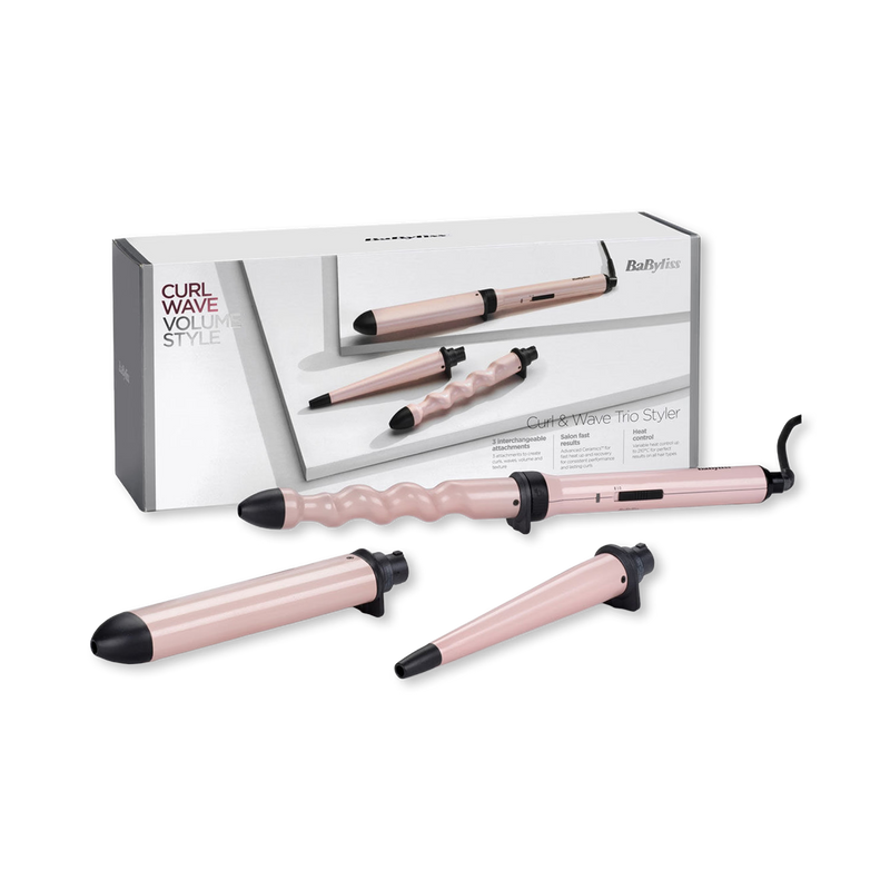 BaByliss Curl and Wave Trio hair curler (British brand)