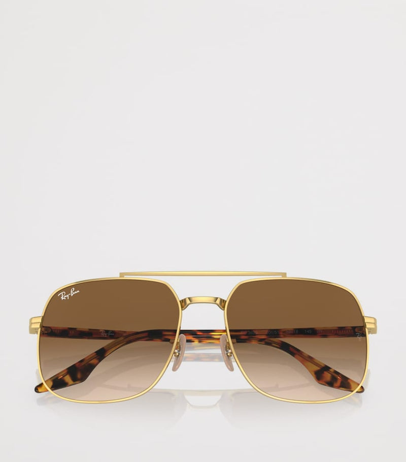 Ray-Ban rounded pilot sunglasses (British brand)