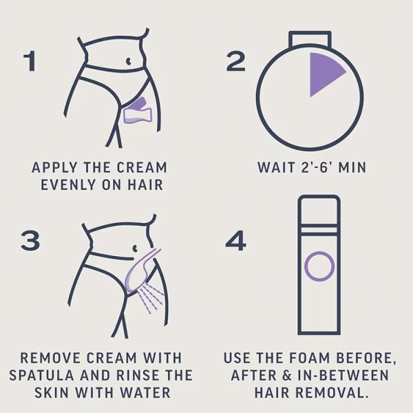 Veet Expert hair removal cream for bikini areas 50ml (British brand)