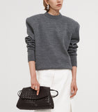 Bottega Veneta leather Giorno shoulder bag 19x33cm, UK version
