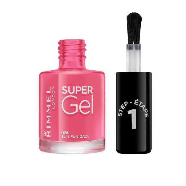 Rimmel Super Gel Nail Polish Sun Fun Daze 26, imported from the UK