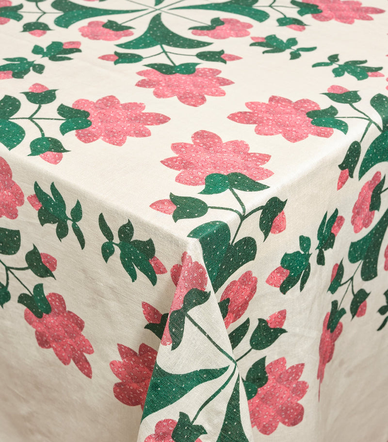 Cabana Garda linen tablecloth 250cm x 250cm - British product