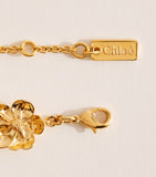 Chloé Bouquet Bracelet floral motifs gold tone, imported from the UK
