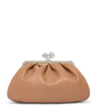 Weekend Max Mara medium Pasticcino leather clutch bag - British product