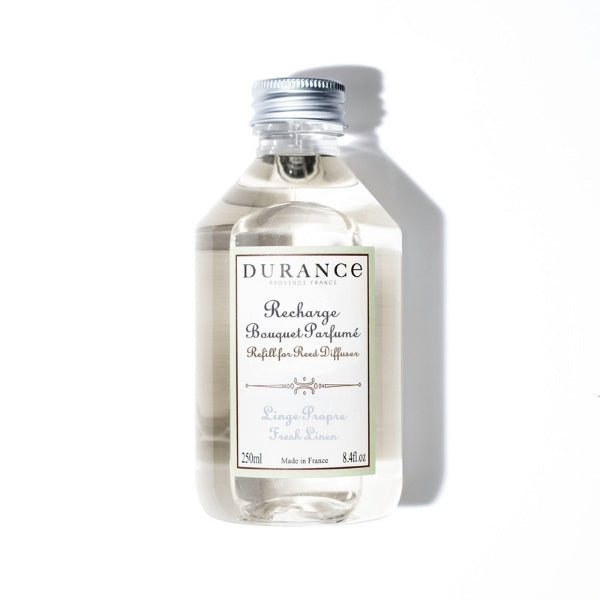Durance Fresh Linen Reed Diffuser Refill 250ml - British product