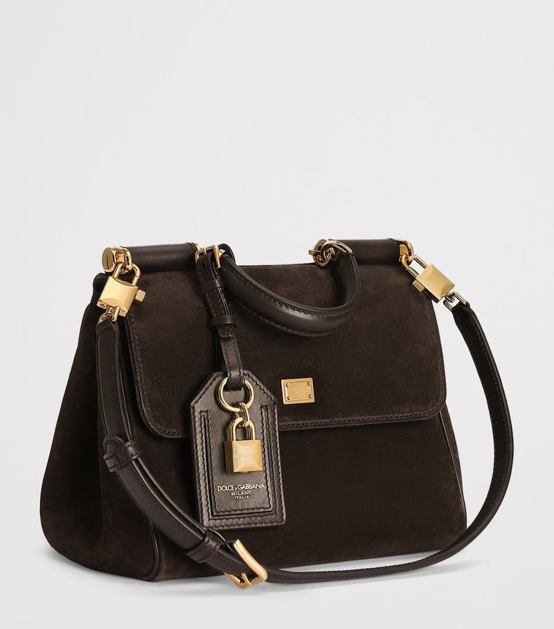 Dolce&Gabbana My Sicily top-handle bag calf suede (British brand)