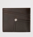 LOEWE calfskin bifold wallet with denim detailing - British product