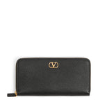 Valentino Garavani VLogo Signature zip-around wallet calf leather - British product