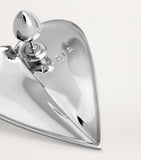 Alaïa Le Coeur stud earrings brass, (British brand)