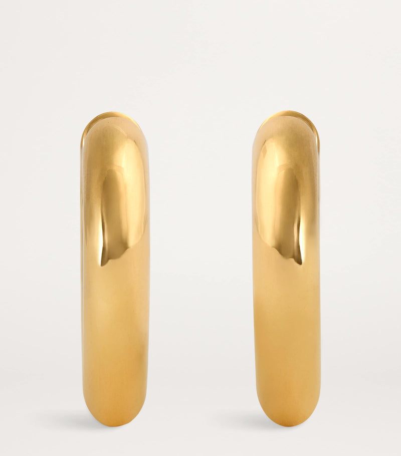 Engelbert gold drop link earrings - British product