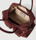 Brunello Cucinelli suede travel holdall bag - British product