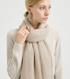Brunello Cucinelli cashmere-silk scarf 200cm x 100cm (British brand)