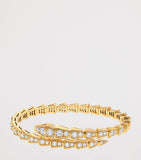 Bvlgari Serpenti Viper yellow gold diamond bracelet (British brand)