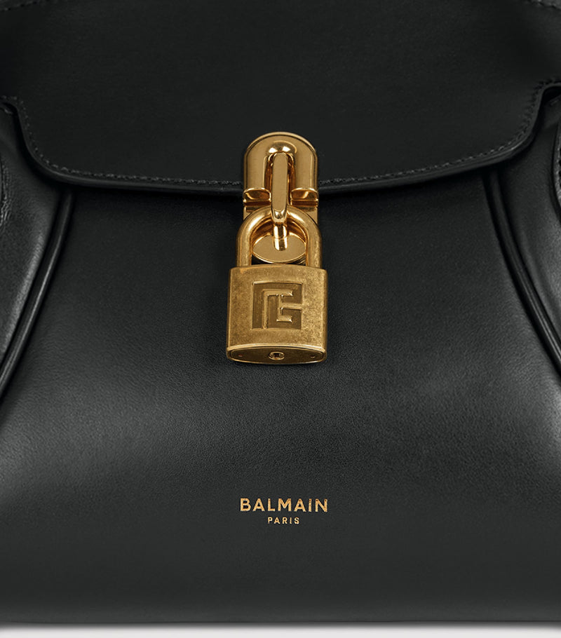 Balmain small Pulse Day top-handle bag in leather, imported from the UK