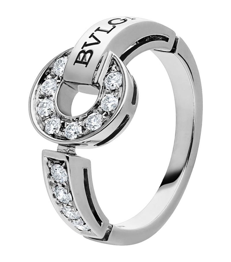 Bvlgari white gold diamond ring BVLGARI BVLGARI, UK version