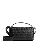 Harrods Bottega Veneta Mini Leather Intrecciato Flap Cross-Body Bag- Buy online at McGrocer