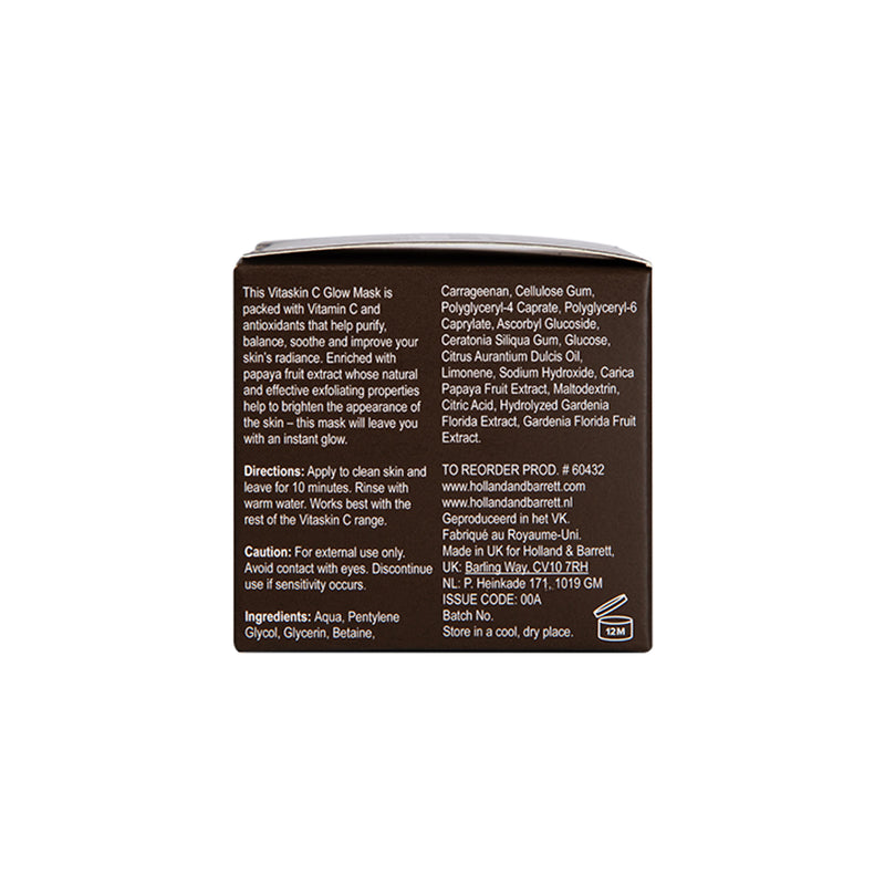 Vitaskin Vitamin C Glow Gel Mask 60ml (British brand)