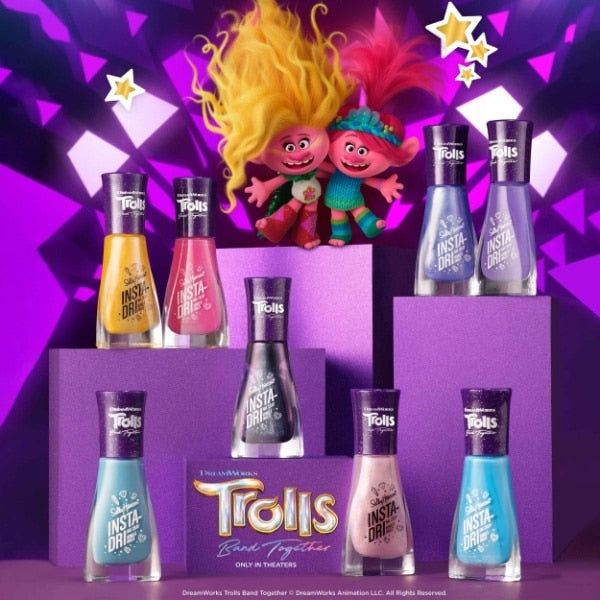 DNR SALLY HANSEN INSTA DRI TROLLS POPAILICOU